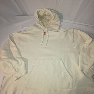 Nike Chunky Oversized NikeCourt Cream Phoenix Fleece Yoga Hoodie Sz Xl